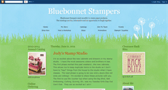 Desktop Screenshot of bluebonnetstampers.blogspot.com