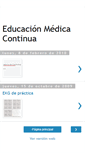 Mobile Screenshot of educacionmedicacontinua.blogspot.com