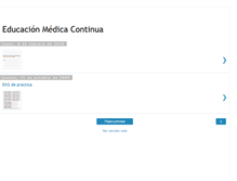 Tablet Screenshot of educacionmedicacontinua.blogspot.com