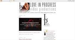 Desktop Screenshot of loveinprogressweddings.blogspot.com