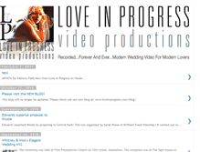 Tablet Screenshot of loveinprogressweddings.blogspot.com