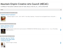 Tablet Screenshot of mecac-art.blogspot.com