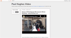 Desktop Screenshot of paulhughesvideo.blogspot.com