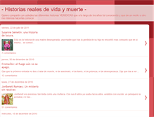 Tablet Screenshot of historiasrealesdevidaymuerte.blogspot.com