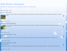 Tablet Screenshot of peakdistrictadventures.blogspot.com