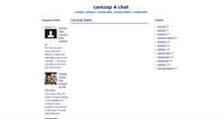 Desktop Screenshot of camzap4chat.blogspot.com