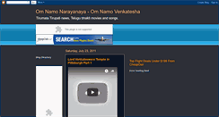 Desktop Screenshot of namo-narayanaya.blogspot.com