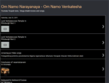 Tablet Screenshot of namo-narayanaya.blogspot.com