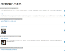 Tablet Screenshot of creandofuturos1.blogspot.com