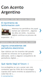 Mobile Screenshot of conacentoargentino.blogspot.com