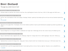 Tablet Screenshot of binniborgar.blogspot.com