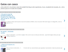 Tablet Screenshot of gatosconcasco.blogspot.com