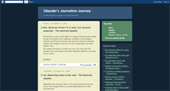 Desktop Screenshot of journalismjourney.blogspot.com