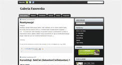 Desktop Screenshot of galeria-fanow.blogspot.com