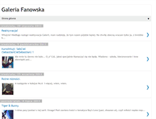 Tablet Screenshot of galeria-fanow.blogspot.com