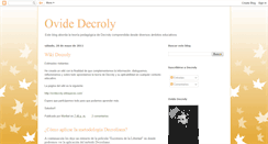 Desktop Screenshot of ovidedecroly1.blogspot.com