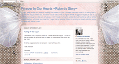 Desktop Screenshot of foreverinourheartsrobertsstory.blogspot.com