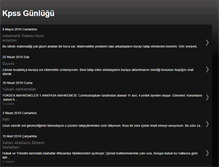 Tablet Screenshot of kpssgunlugu.blogspot.com