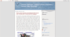 Desktop Screenshot of cartoon--character.blogspot.com