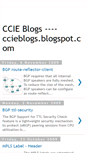 Mobile Screenshot of ccieblogs.blogspot.com