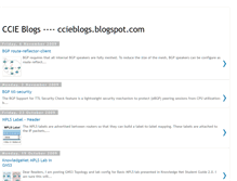 Tablet Screenshot of ccieblogs.blogspot.com