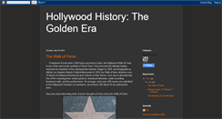 Desktop Screenshot of hollywoodhistorythegoldenera.blogspot.com