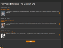 Tablet Screenshot of hollywoodhistorythegoldenera.blogspot.com