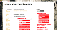 Desktop Screenshot of nekretninezagubica.blogspot.com