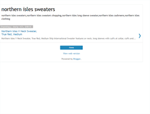 Tablet Screenshot of northernislessweaters.blogspot.com