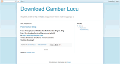 Desktop Screenshot of downloadgambarlucu.blogspot.com