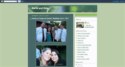 Desktop Screenshot of karlaandkids.blogspot.com