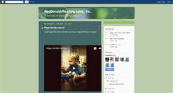 Desktop Screenshot of macdonaldreadingloveinc.blogspot.com