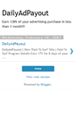 Mobile Screenshot of dailyadpayout.blogspot.com