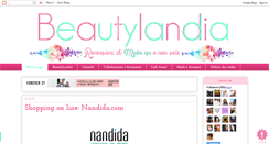 Desktop Screenshot of beautylandia.blogspot.com