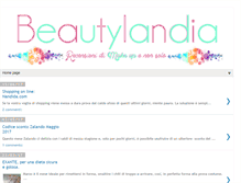 Tablet Screenshot of beautylandia.blogspot.com