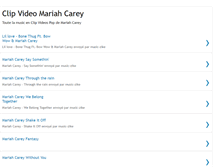 Tablet Screenshot of music-zike-mariah-carey.blogspot.com