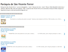 Tablet Screenshot of paroquiadesaovicenteferrer.blogspot.com