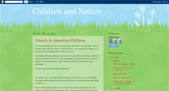 Desktop Screenshot of childrenandnatureplay.blogspot.com