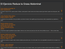 Tablet Screenshot of elejercicioreducelagrasaabdomina.blogspot.com