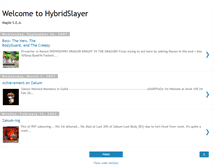 Tablet Screenshot of hybridslayer.blogspot.com