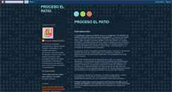 Desktop Screenshot of procesoelpatio.blogspot.com