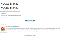 Tablet Screenshot of procesoelpatio.blogspot.com
