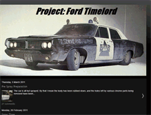 Tablet Screenshot of projectfordtimelord.blogspot.com