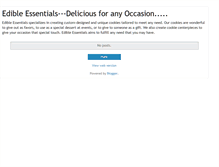 Tablet Screenshot of edibleessentials.blogspot.com