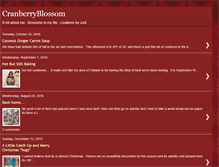 Tablet Screenshot of cranberryblossom.blogspot.com
