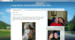 Desktop Screenshot of lovingnormajohnsonamemorycarestory.blogspot.com