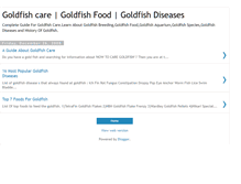 Tablet Screenshot of bestgoldfishcare.blogspot.com