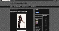 Desktop Screenshot of clairelouiosebinniemodel.blogspot.com