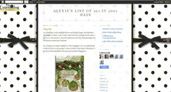 Desktop Screenshot of alexiss101.blogspot.com
