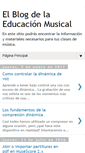 Mobile Screenshot of elblogdelaeducacionmusical.blogspot.com